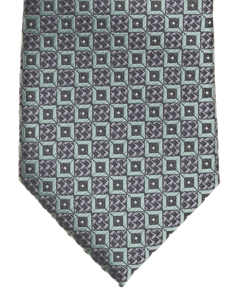 Alfani Men's Thayer Geo Pattern Slim Tie, Macy's Exclusive