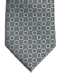Alfani Men's Thayer Geo Pattern Slim Tie, Macy's Exclusive