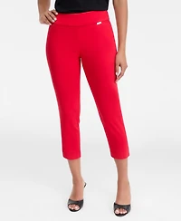 I.n.c. International Concepts Women's Tummy-Control Pull-On Capri Pants, Created for Macy's