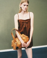 Mango Women's Bow Short Dress