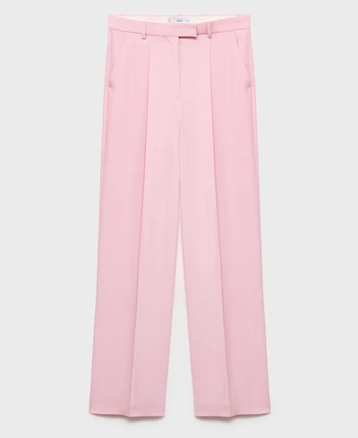 Mango Women's Wide Leg Suit Pants
