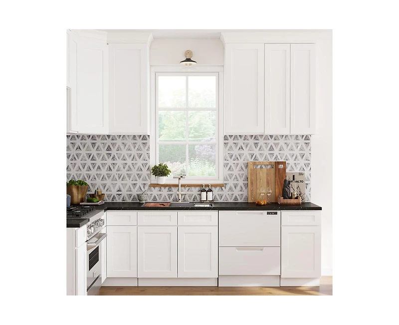Casainc Kitchen Cabinets White Shaker Style Complete Set