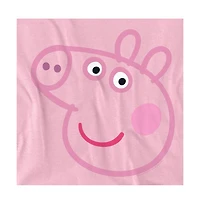 Logovision Men's Peppa Pig Pink Out Face T Shirt