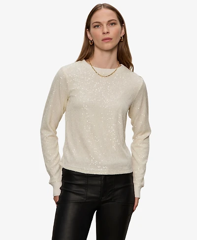Sanctuary Women's Sparkle Together Sequin Top
