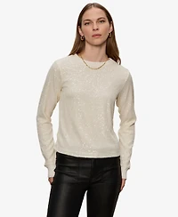 Sanctuary Women's Sparkle Together Sequin Top