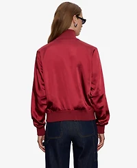 Sanctuary Women's Long Sleeve Satin Track Jacket