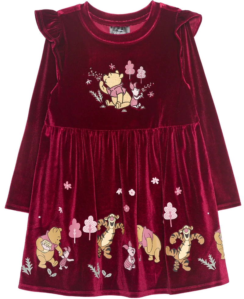 Hybrid Girls 2T-6X Pooh and Friends Printed Dress