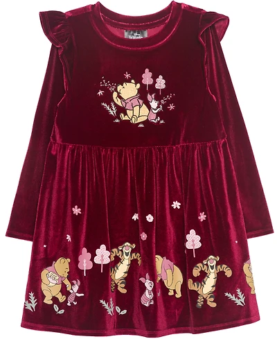 Hybrid Girls 2T-6X Pooh and Friends Printed Dress