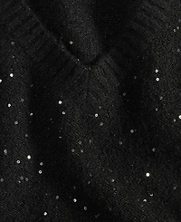 I.n.c. International Concepts Women's Roving Sequin V-Neck Sweater, Macy's Exclusive