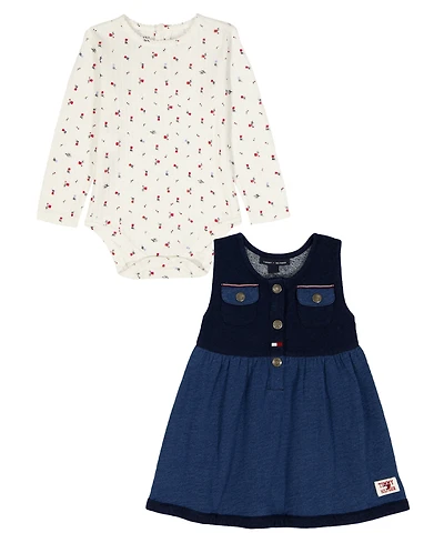 Tommy Hilfiger Baby Girls 2-Piece Jumper Set
