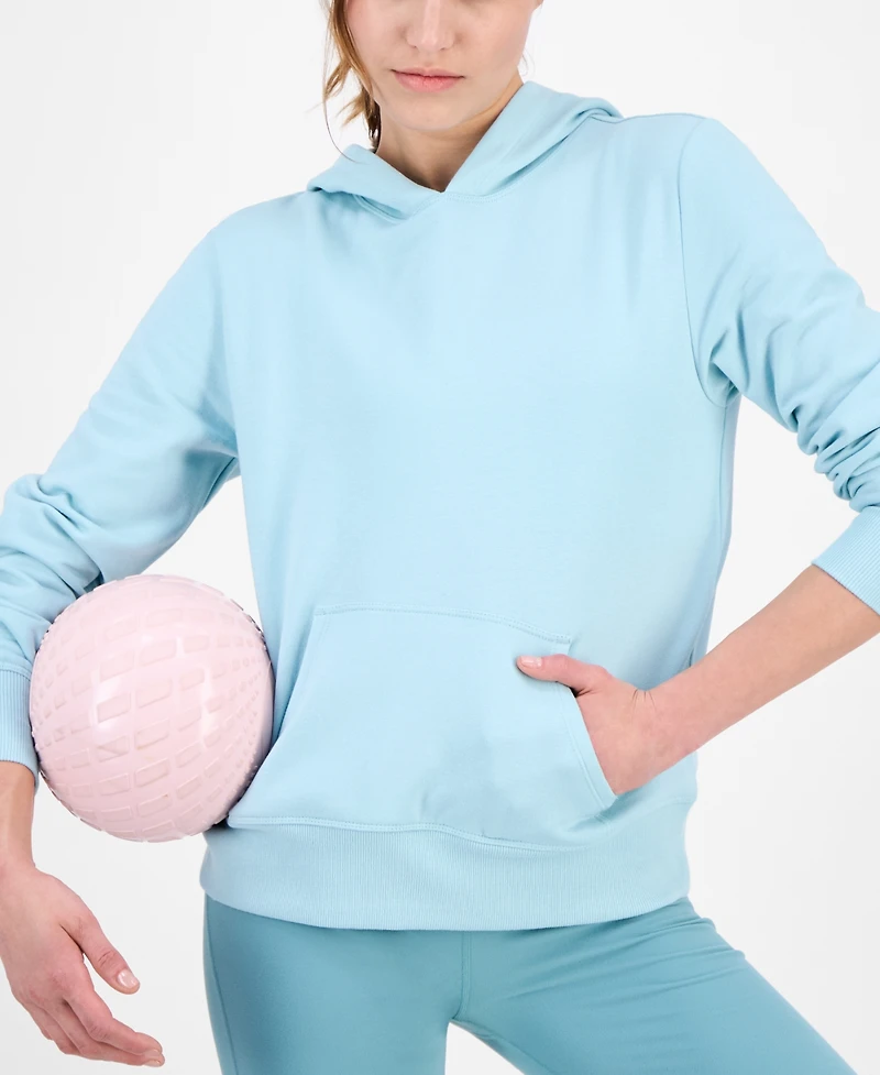 Id Ideology Women's Kangaroo-Pocket Fleece Hoodie, Created for Macy's