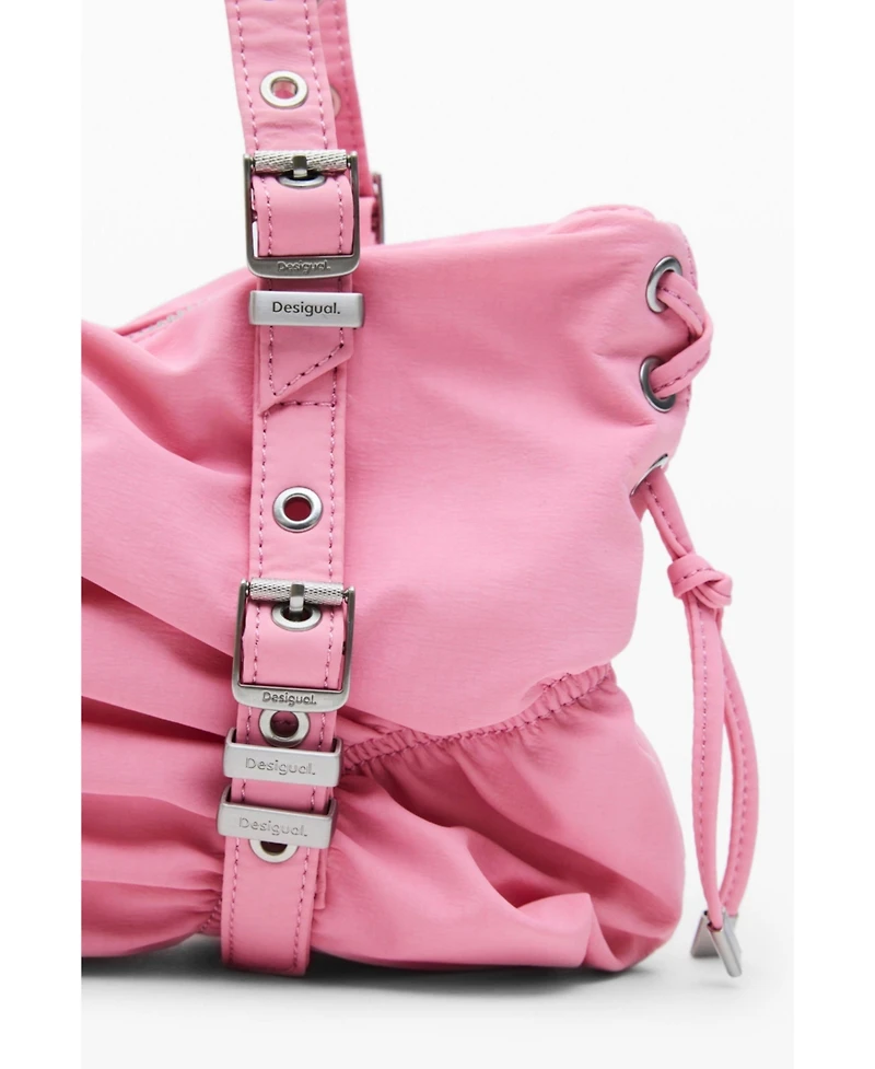 Desigual Women's Medium nylon bag with buckles