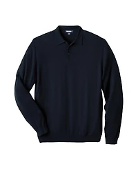 KingSize Men's Big & Tall Lightweight Polo Sweater