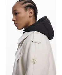 Desigual Women's Light long padded jacket
