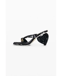 Desigual Women's Heart heel sandal