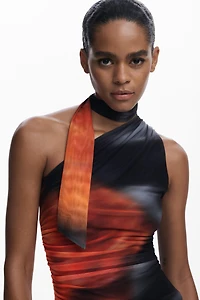 Desigual Women's Knot neckline T-shirt