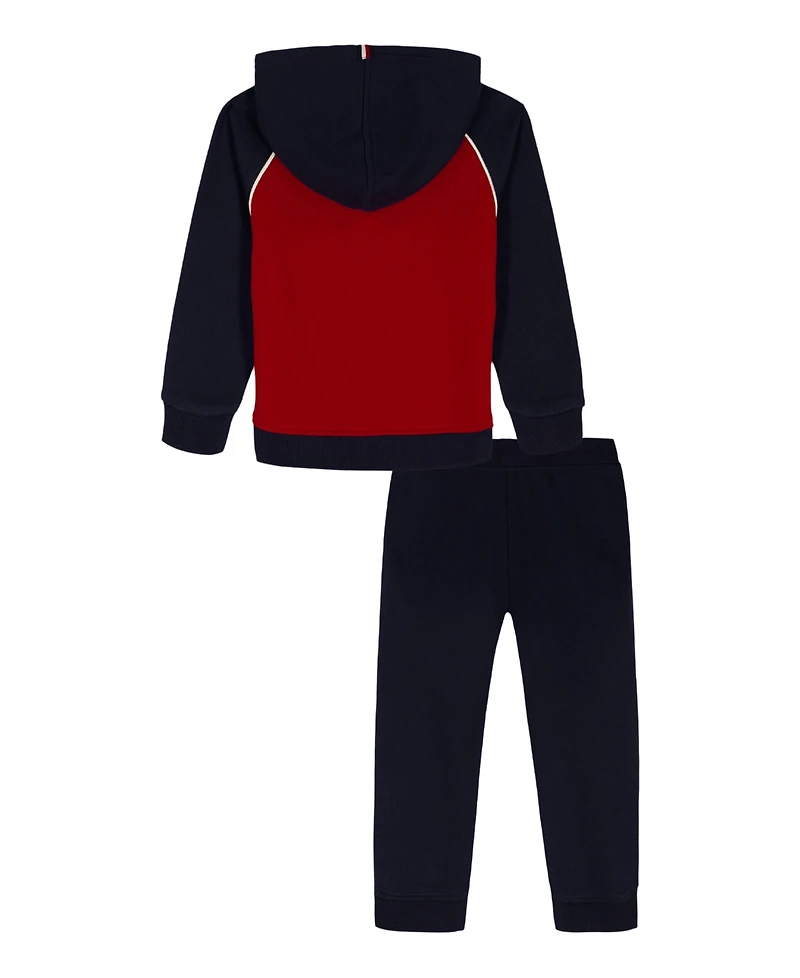 Tommy Hilfiger Toddler Boys 2-Piece Hoodie and Joggers Set