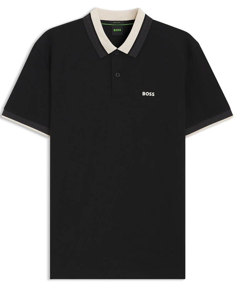 Boss by Hugo Men's Cotton-Pique Polo Shirt