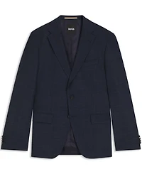 Boss by Hugo Men's Checked Virgin Wool Slim-Fit Blazer