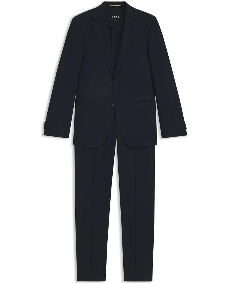 Boss by Hugo Men's 2-Piece Wool Blend Slim-Fit Suit