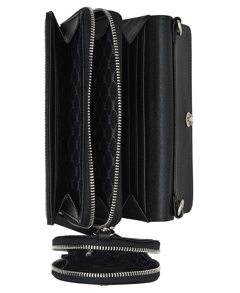 Steve Madden Boxed Embellished Carina Crossbody Wallet
