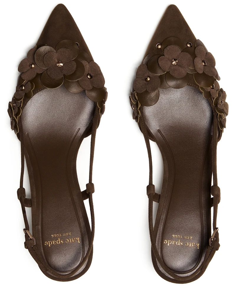 kate spade new york Women's Flower Garden Slingback Pumps