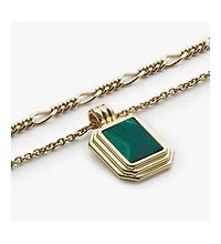 Ana Luisa Layered Necklace Set - Temple Green