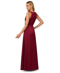 Adrianna Women's Stretch Satin Long Dress