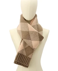 Coach Women's Argyle Knit Muffler Scarf