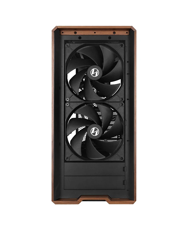 Lian-Li Lian-Li Cs LAN217X mid-tower Steel/4mm Tg/Wood Black