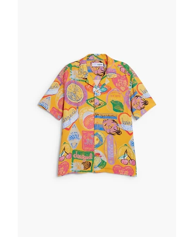 Desigual Boys's Short-sleeve shirt with stamps