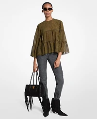Tiered Ls Blouse