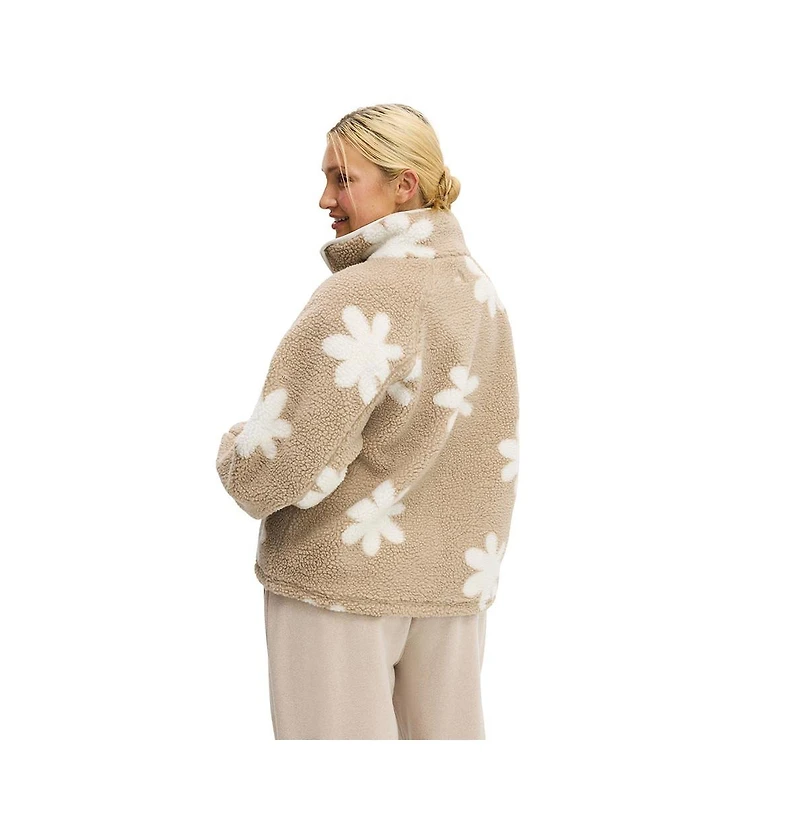 Cotton On Women's Active Trail Sherpa Zip Through
