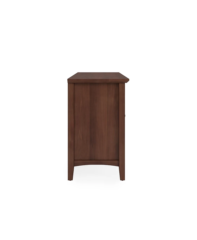 Furniture 64" Hedworth Wood Entertainment Console Drawer