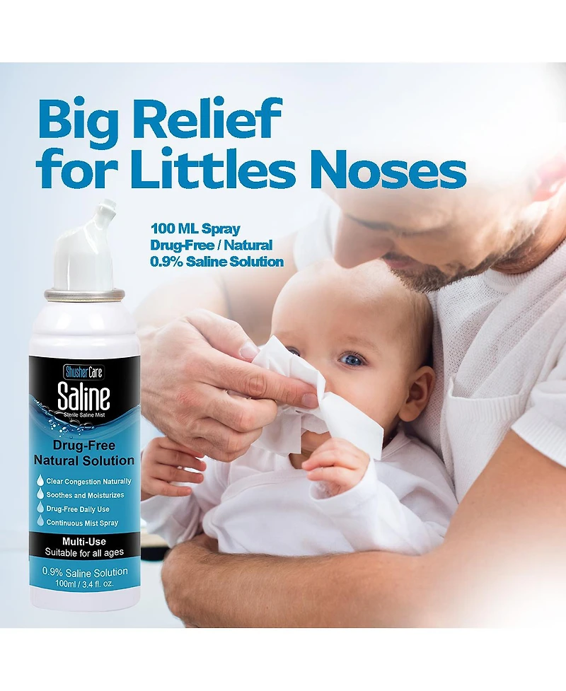 Baby Shusher Shusher Care Saline Spray 100 mL