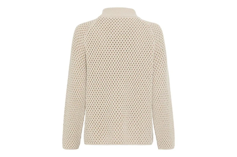 Olsen Women's Chenille Novelty Mock Neck Sweater