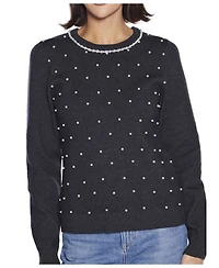 Belldini Women's Front-Embellished Sweater