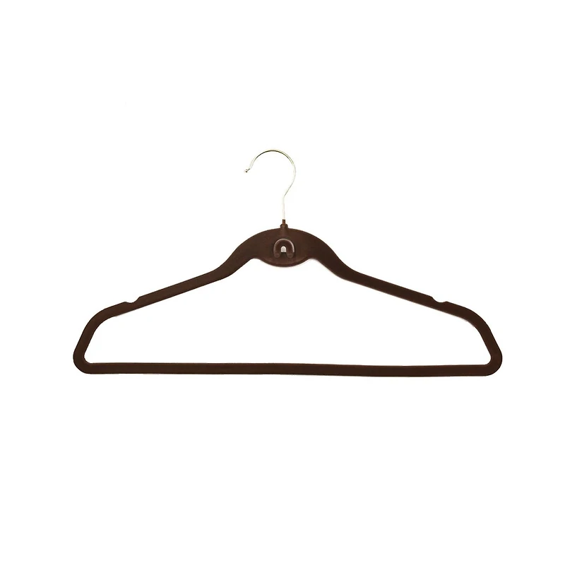 Trio Essentials 30PK Heavy Duty Velvet Hangers with Cascade Hook