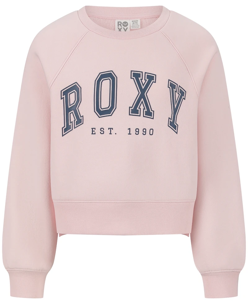 Roxy Girls 7-16 Collegiate Crewneck Sweatshirt