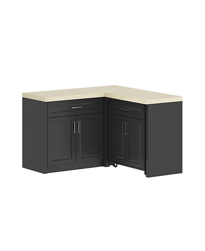 Homsee Kitchen Island with Wheels, Hidden Trolley, Metal Handle,Kitchen Island Storage Table with Sockets
