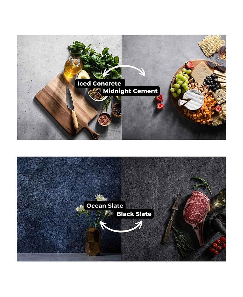 V-flat World Stone Kit with 4x 24x24" Double Sided Duo Board Backdrop and 2x Shadow Board