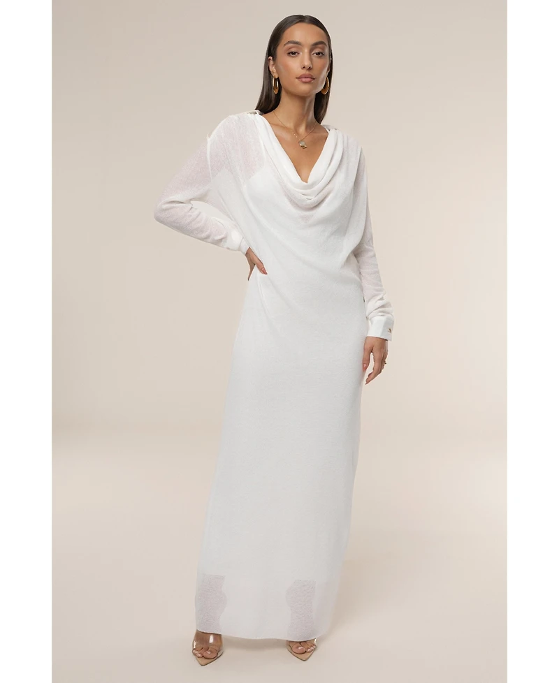 Jluxlabel Women's Savanna Cowl Maxi Dress