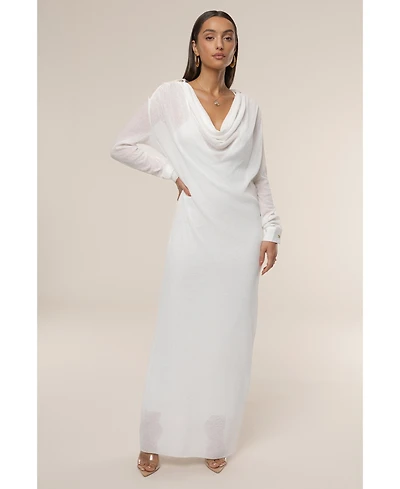 Jluxlabel Women's Savanna Cowl Maxi Dress