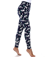 White Mark Women's Halloween Cat Print Leggings