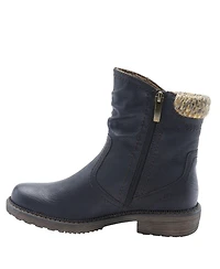 Spring Step Wibea Slouch Shaft Water-Resistant Booties with Sweater Cuff & Shock-Absorbing Sole