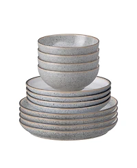 Denby Studio Grey Assorted 12 Pc. Dinnerware Set, Service for 4