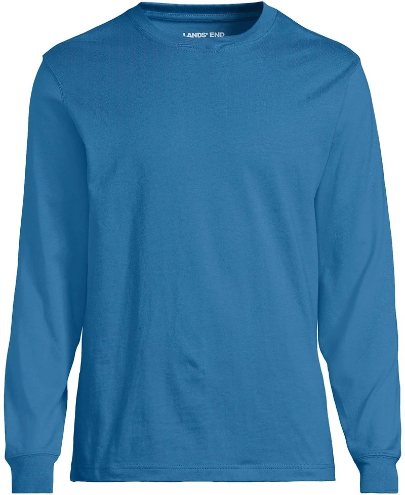 Lands' End Men's Tall Super-t Long Sleeve Henley Shirt