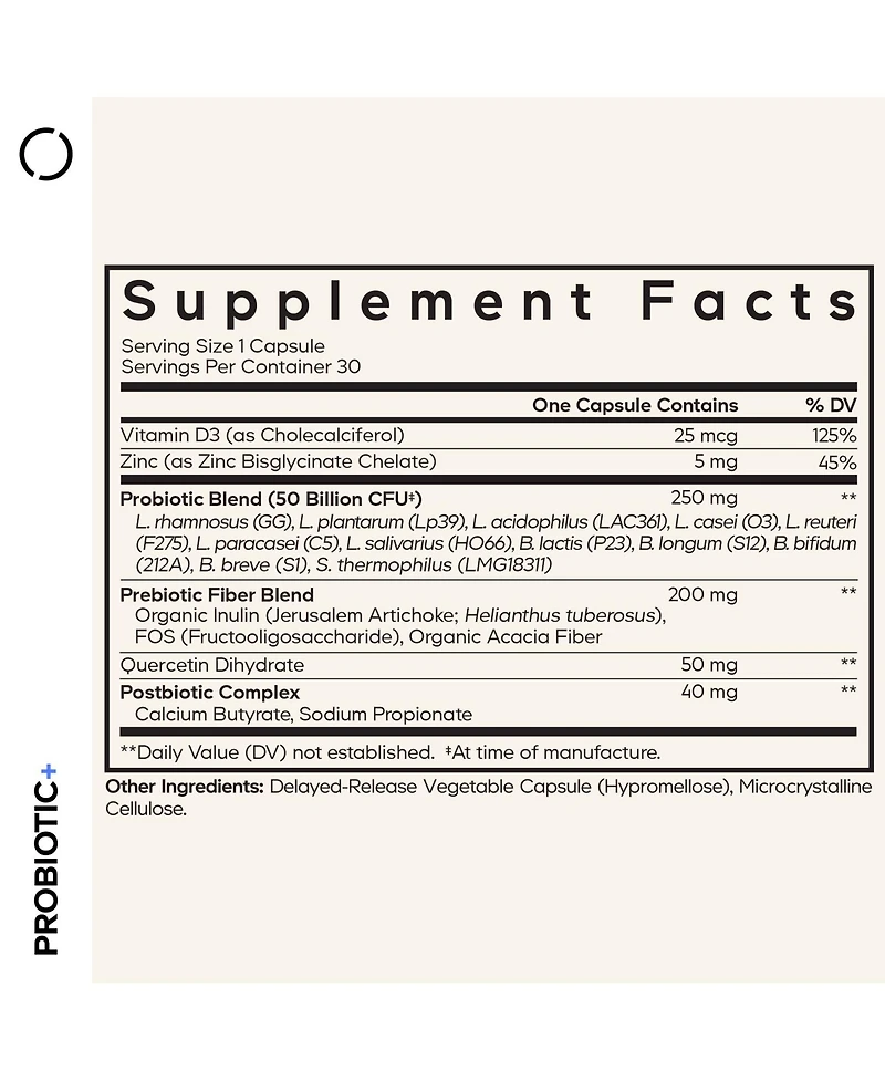Codeage Probiotic+ 50 Billion Cfu Supplement