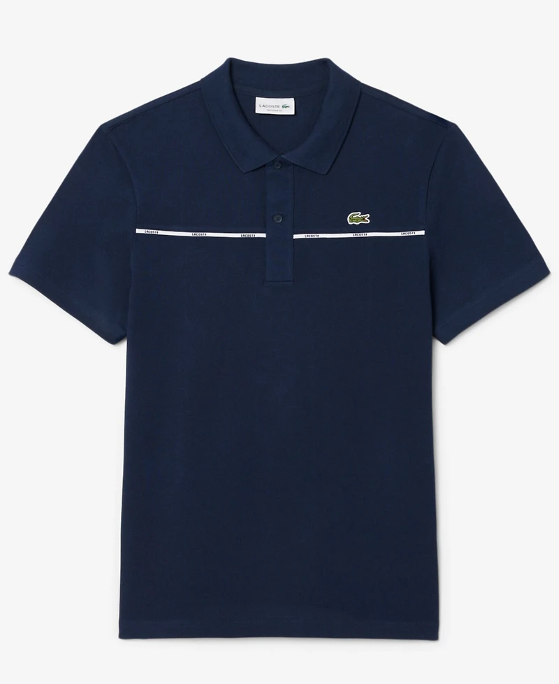 Lacoste Men's Ribbed Collar Polo Shirt