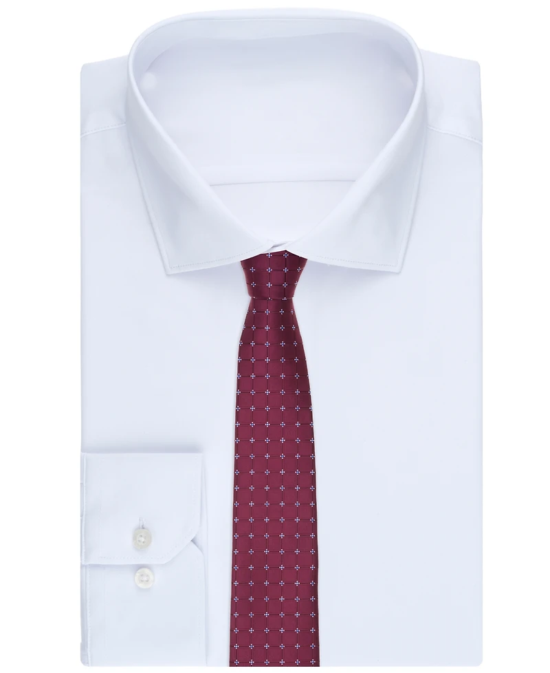 Club Room Men's Meyers Grid Pattern Tie, Macy's Exclusive